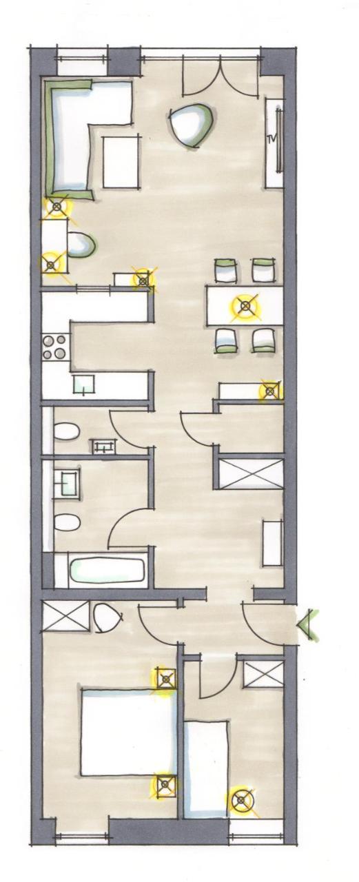 שרבאוץ Ferienwohnung Stina מראה חיצוני תמונה